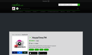 Housetimefm.radio.net thumbnail