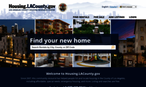 Housing.lacounty.gov thumbnail