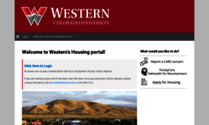 Housing.western.edu thumbnail