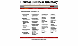 Houston-business-directory.com thumbnail