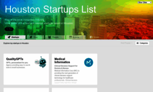 Houston.startups-list.com thumbnail