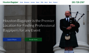 Houstonbagpiper.com thumbnail