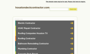 Houstondeckcontractor.com thumbnail