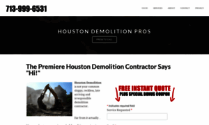 Houstondemolitionservices.com thumbnail