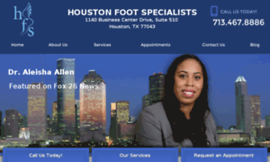 Houstonfootspecialists.com thumbnail