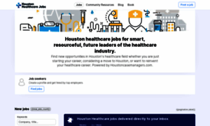 Houstonhealthcarejobs.com thumbnail
