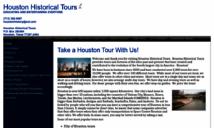 Houstonhistoricaltours.com thumbnail