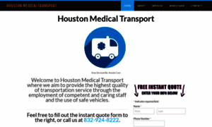 Houstonmedicaltransport.com thumbnail
