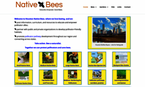 Houstonnativebees.org thumbnail