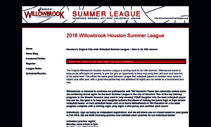 Houstonsummerleague.com thumbnail