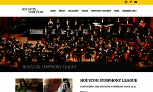 Houstonsymphonyleague.com thumbnail