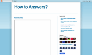 How-to-answers.blogspot.com thumbnail
