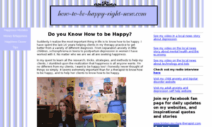 How-to-be-happy-right-now.com thumbnail
