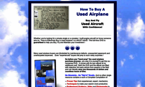 How-to-buy-a-used-airplane.com thumbnail