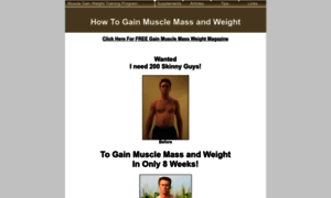How-to-gain-weight-fast.com thumbnail