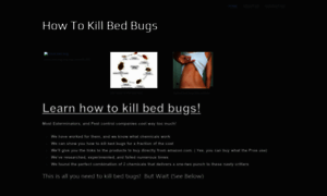 How-to-kill-bedbugs.weebly.com thumbnail