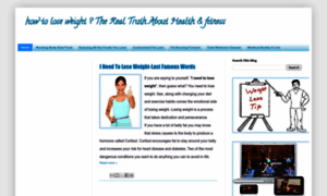 How-to-loss-weight-faster.blogspot.com thumbnail