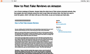 How-to-post-fake-reviews-on-amazon.blogspot.com thumbnail