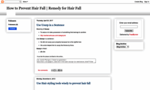 How-to-prevent-hairfall.blogspot.in thumbnail