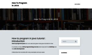 How-to-program-in-java.com thumbnail