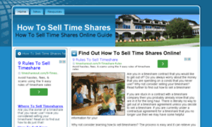 How-to-sell-timeshares.com thumbnail