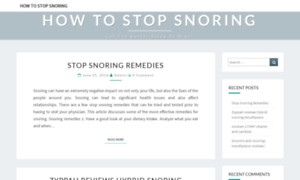 How-to-stop-snoring.com thumbnail