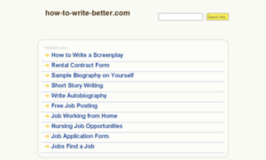 How-to-write-better.com thumbnail