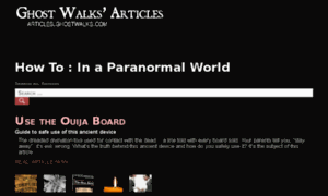 How.ghostwalks.com thumbnail