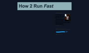 How2runfast.com thumbnail