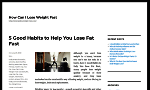 Howcaniloseweight-fast.com thumbnail