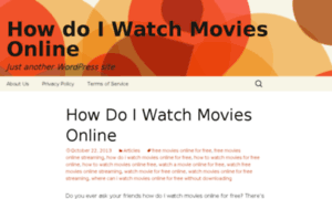 Howdoiwatchmoviesonline.com thumbnail