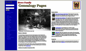 Howegenealogy.org thumbnail