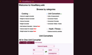 Howmany.wiki thumbnail