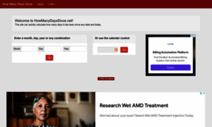 Howmanydayssince.net thumbnail