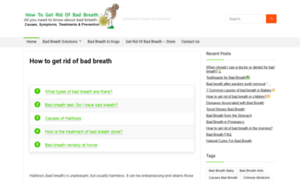 Howto-getridof-badbreath.com thumbnail