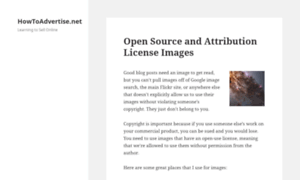 Howtoadvertise.net thumbnail
