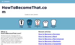Howtobecomethat.com thumbnail
