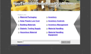 Howtobuildasolarpanelguide.com thumbnail