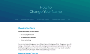 Howtochangeyourname.com.au thumbnail