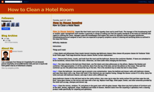 Howtocleanahotelroom.blogspot.com thumbnail