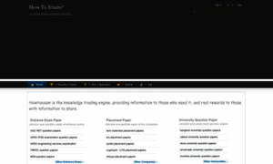 Howtoexam.com thumbnail