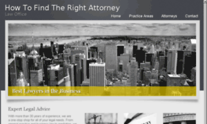 Howtofindtherightattorney.com thumbnail