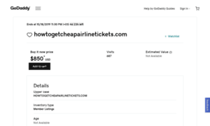 Howtogetcheapairlinetickets.com thumbnail