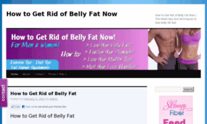 Howtogetridofbellyfatnow.com thumbnail