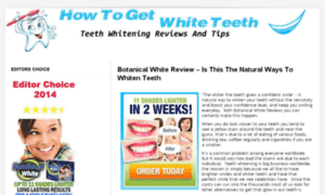 Howtogetwhiteteeth.org thumbnail