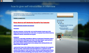 Howtogiveselfintroductionininterview.blogspot.co.uk thumbnail