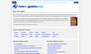 Howtoguides365.com thumbnail