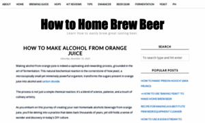 Howtohomebrewbeers.com thumbnail