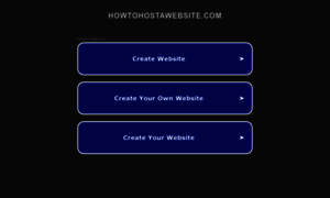 Howtohostawebsite.com thumbnail