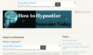 Howtohypnotizesomeonetoday.com thumbnail